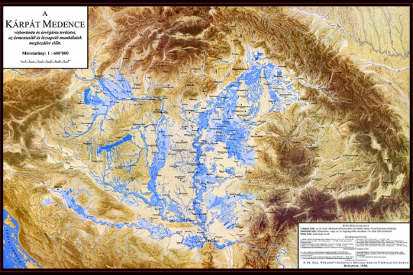 Karpat-medencei vizrajzi terkep